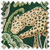 Leopard, Malachite - Motorised Roman Blind